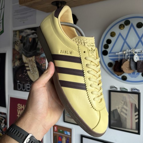 Adidas dublin yellow brown - adidas, low