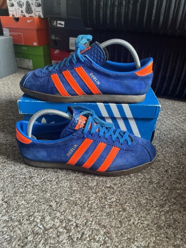 Adidas dublin blue - blue/orange,